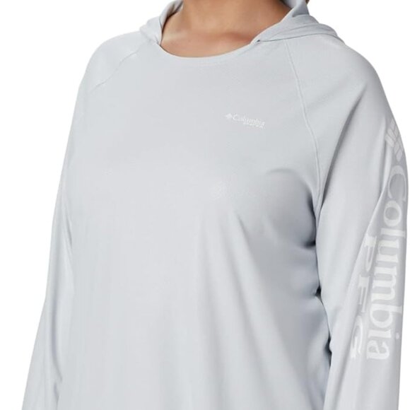 🆕Columbia Women's Tidal Deflector Hoodie, XXL-Cirrus Grey, Brand NEW, Authentic - Picture 6 of 6
